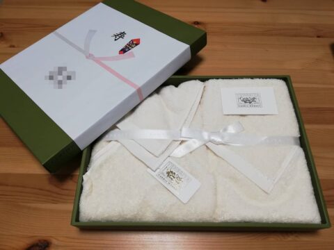 テネリータのオーガニックタオルギフト