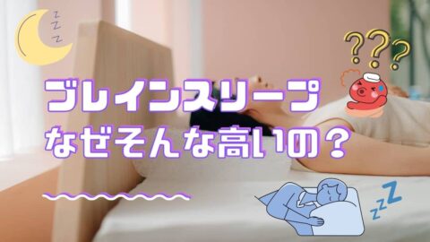 ブレインスリープピローはなぜ高いのか