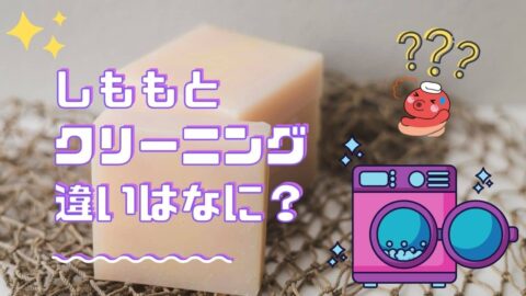 しももとクリーニングの違いについて